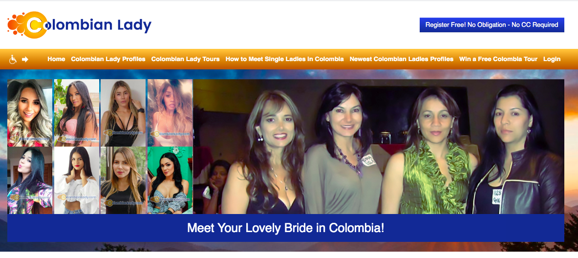 main page ColombianLady